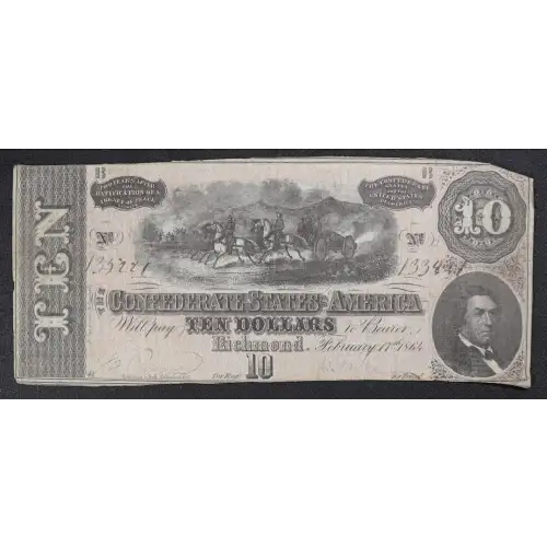 $10   Issues of the Confederate States of America CS-68 (2)