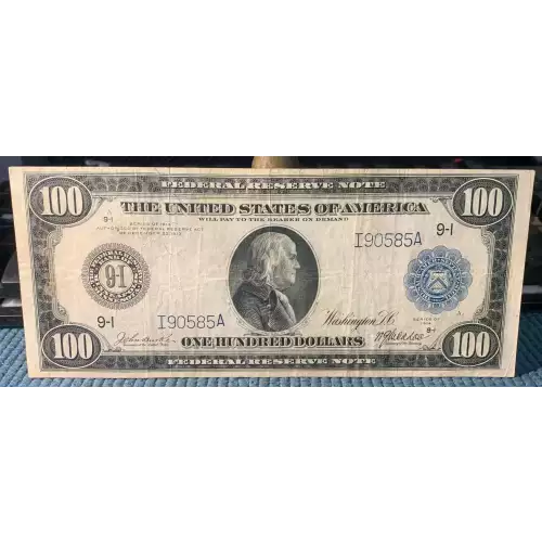 $100 1914 Red Seal Federal Reserve Notes 1116 (3)