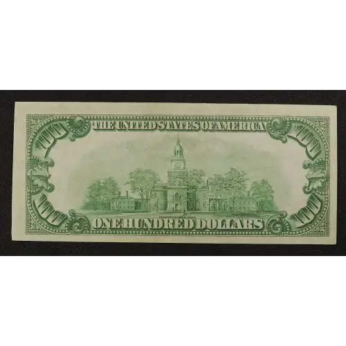 $100 1929 brown seal Small Federal Reserve Bank Notes 1890-B (2)