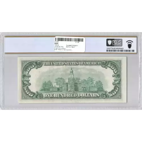 $100 1950-B.  Small Size $100 Federal Reserve Notes 2159-K*