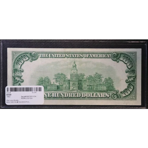 $100 1950  Small Size $100 Federal Reserve Notes 2157-Gm (3)