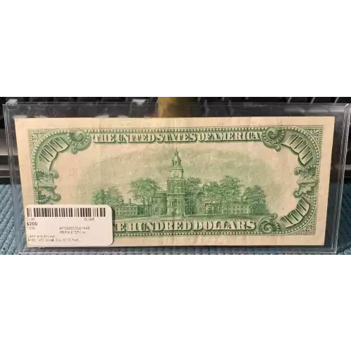 $100 1950  Small Size $100 Federal Reserve Notes 2157-Lm (2)