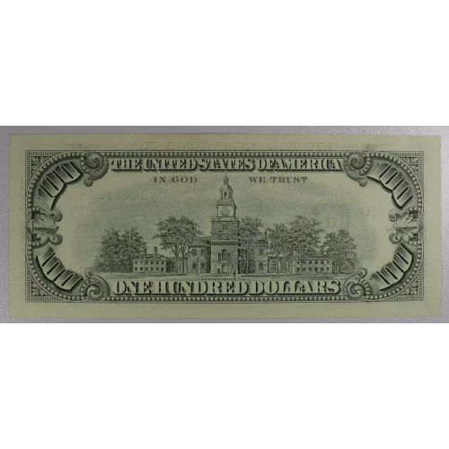 $100 1990  Small Size $100 Federal Reserve Notes 2173-J* (2)
