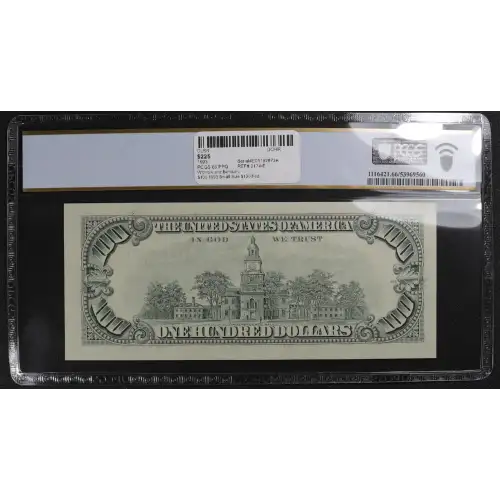 $100 1993  Small Size $100 Federal Reserve Notes 2174-E (2)