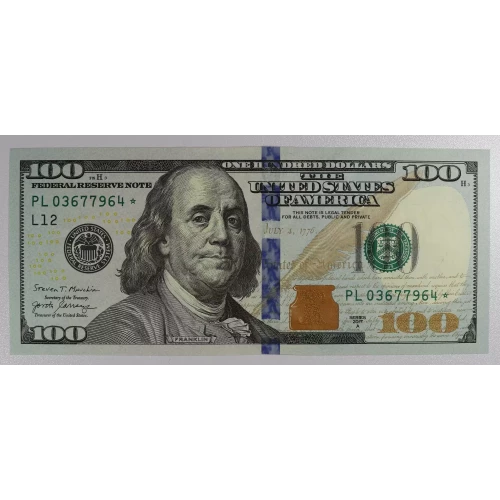 $100 2013  Small Size $100 Federal Reserve Notes 2188-L* (3)