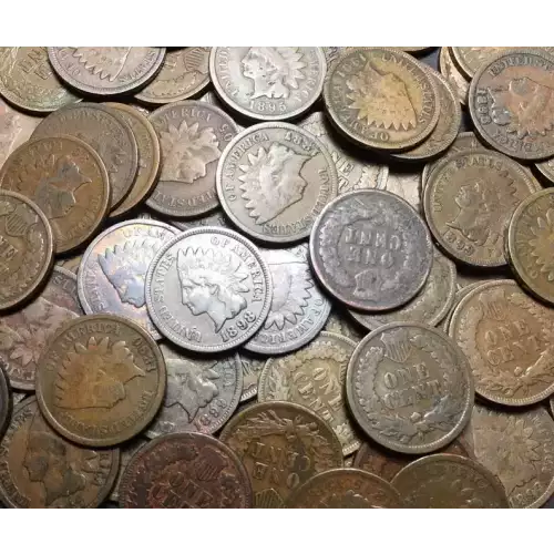 100 Pieces Of Indian Head Cents