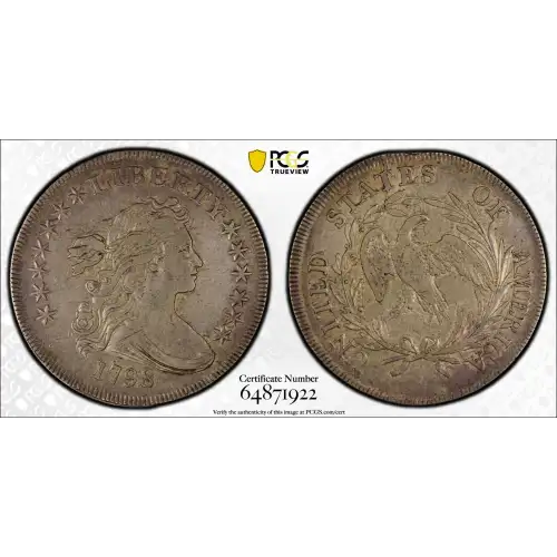 1798 $1 Small Eagle, 13 Stars (2)