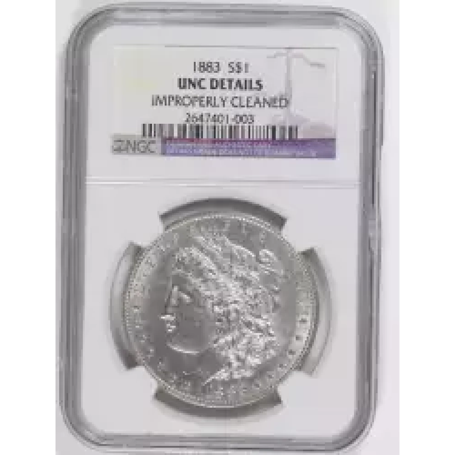 1883 UNC DETAILS NGC MS-60 - Lost Dutchman Rare Coins