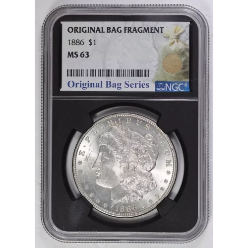 1886 Morgan Silver Dollar NGC MS63 Original Bag Series 