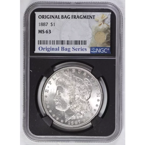 1887 Morgan Silver Dollar NGC MS63 Original Bag Series 