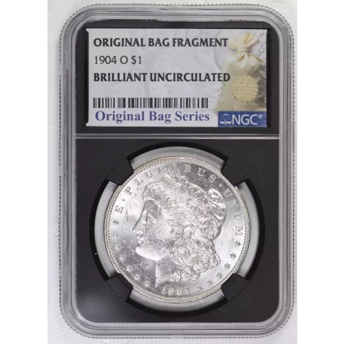 1904 O Morgan Silver Dollar NGC BU Bag Series (2)