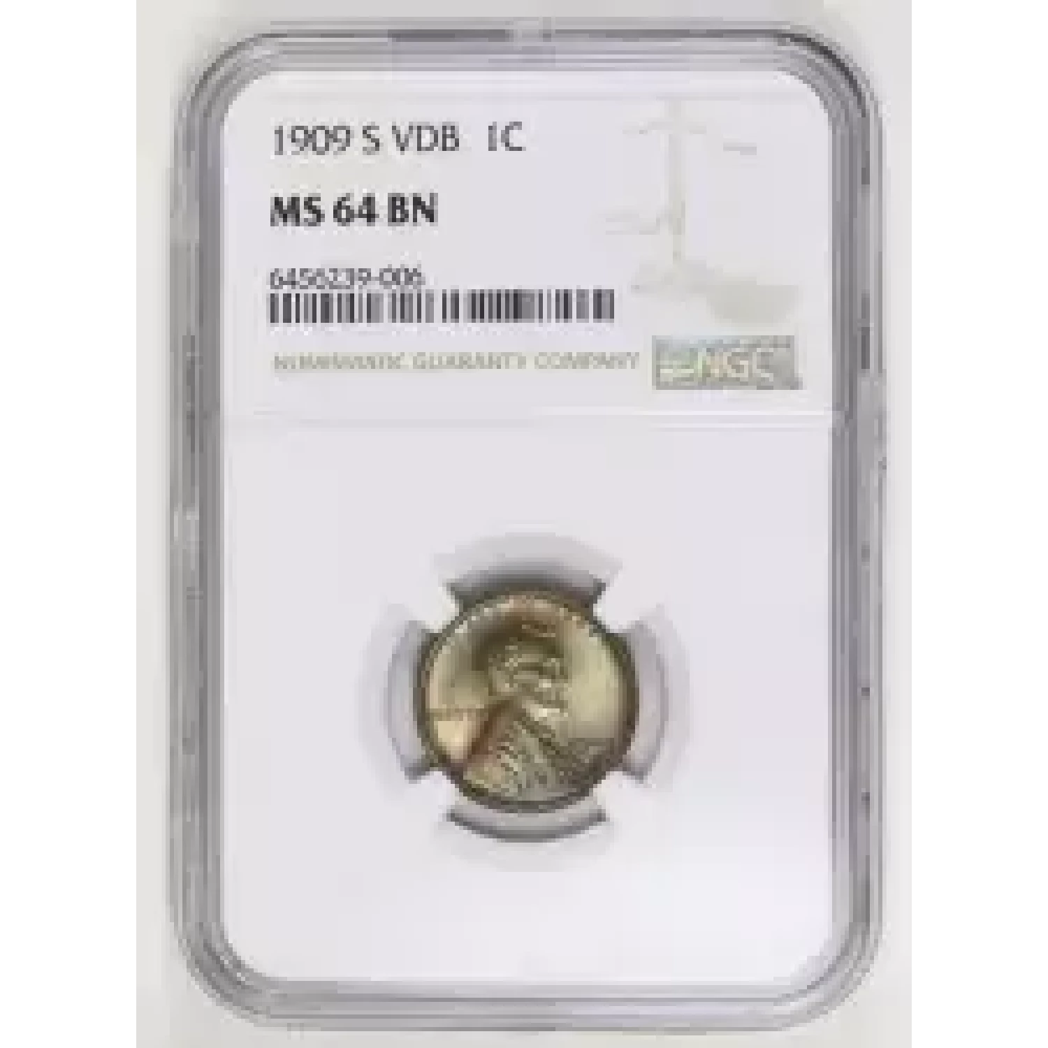 1857 Braided Hair Liberty Head Large Cent 1C PCGS MS62BN - Large