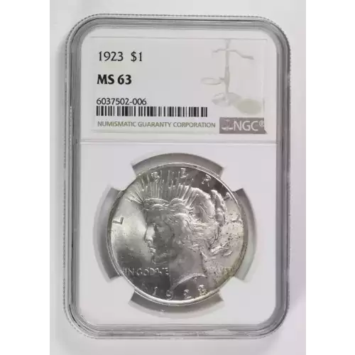 1923 Peace Dollar NGC MS63 (2)