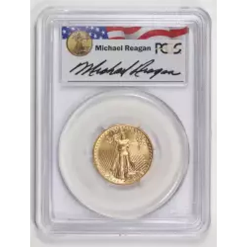 1987 $10 Gold Eagle Michael Reagan