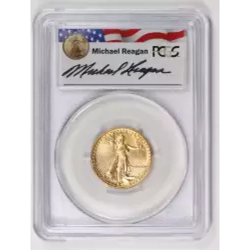 1987 $10 Gold Eagle Michael Reagan