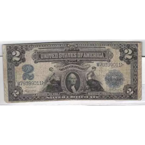 $2 1899 Blue Silver Certificates 256 (2)