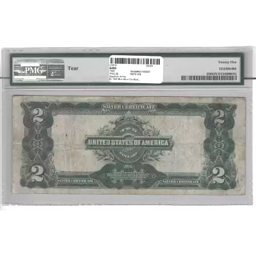 $2 1899 Blue Silver Certificates 258