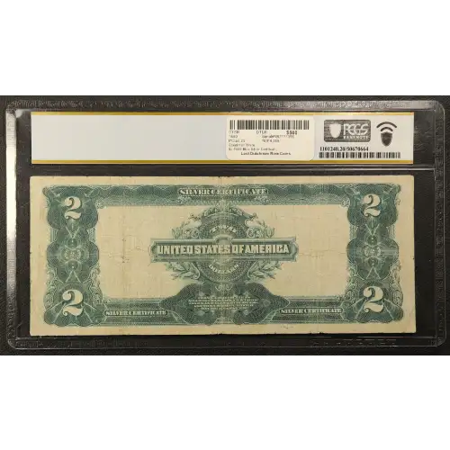 $2 1899 Blue Silver Certificates 258 (2)
