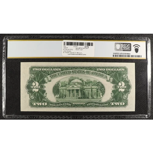 $2 1928-F red seal. Small Legal Tender Notes 1507 (2)
