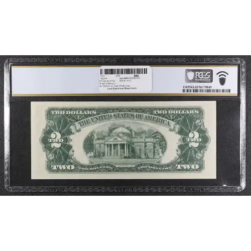 $2 1953-A red seal. Small Legal Tender Notes 1510 (2)