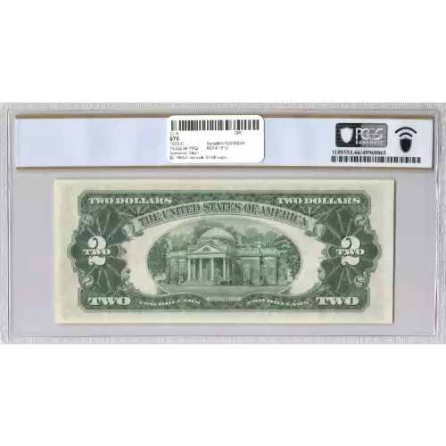 $2 1953-C red seal. Small Legal Tender Notes 1512 (2)