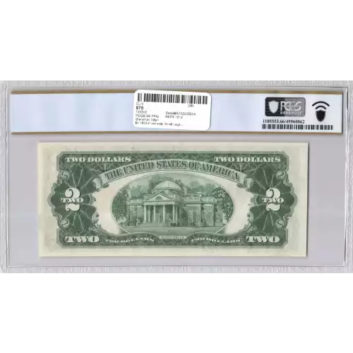 $2 1953-C red seal. Small Legal Tender Notes 1512 (2)