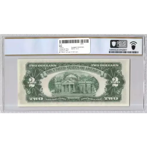 $2 1953-C red seal. Small Legal Tender Notes 1512 (2)