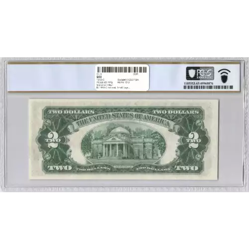 $2 1953-C red seal. Small Legal Tender Notes 1512 (2)