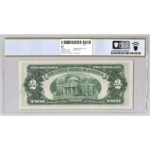 $2 1953-C red seal. Small Legal Tender Notes 1512 (2)