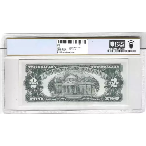 $2 1963 red seal. Small Legal Tender Notes 1513 (2)