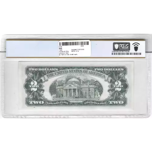 $2 1963 red seal. Small Legal Tender Notes 1513 (2)