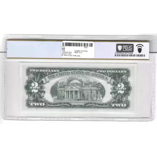 $2 1963 red seal. Small Legal Tender Notes 1513 (2)