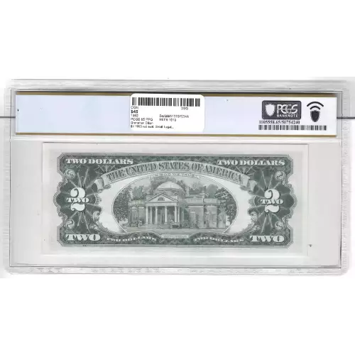 $2 1963 red seal. Small Legal Tender Notes 1513 (2)