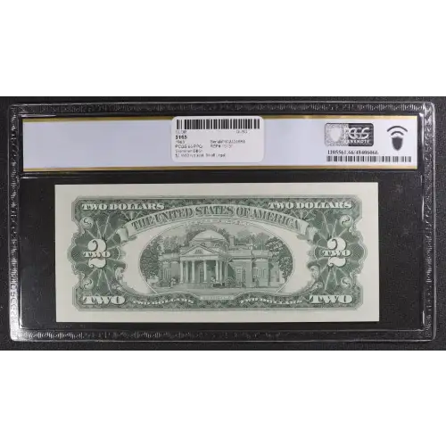 $2 1963 red seal. Small Legal Tender Notes 1513* (2)