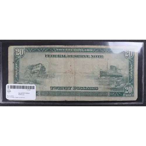 $20 1914 Blue Seal Federal Reserve Notes 993
