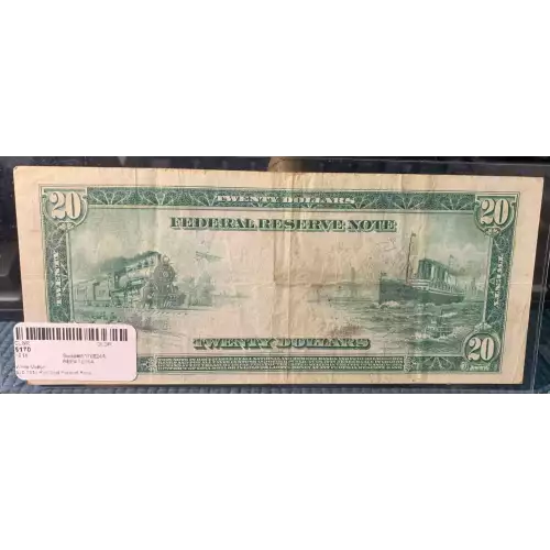 $20 1914 Red Seal Federal Reserve Notes 1011A (2)