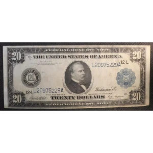 $20 1914 Red Seal Federal Reserve Notes 1011A (2)