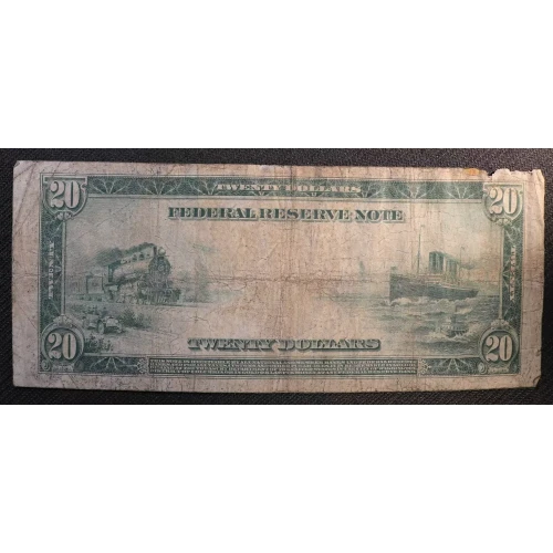 $20 1914 Red Seal Federal Reserve Notes 991A (2)