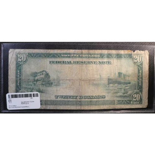 $20 1914 Red Seal Federal Reserve Notes 991A (3)