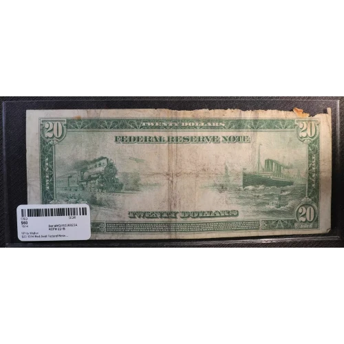 $20 1914 Red Seal Federal Reserve Notes 991B (2)