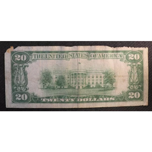 $20 1928 gold seal. Small Size Gold Certificates 2402 (2)