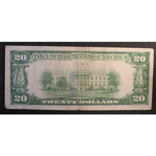 $20 1928 gold seal. Small Size Gold Certificates 2402 (3)