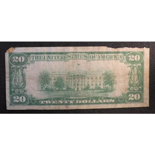 $20 1928 gold seal. Small Size Gold Certificates 2402 (2)