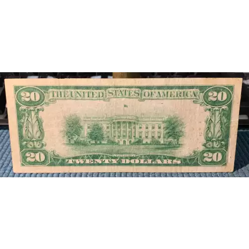 $20 1928 Green seal. Small Size $20 Federal Reserve Notes 2050-I (3)