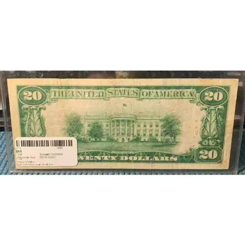 $20 1928 Green seal. Small Size $20 Federal Reserve Notes 2050-I