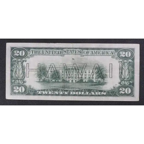 $20 1934-A brown seal Emergency Notes Issued During WW2 2305 (3)