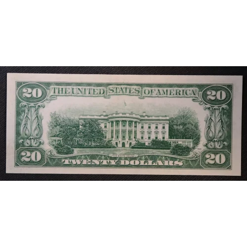 $20 1950 blue-Green seal. Small Size $20 Federal Reserve Notes 2059-C (3)