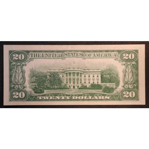 $20 1950 blue-Green seal. Small Size $20 Federal Reserve Notes 2059-L (3)