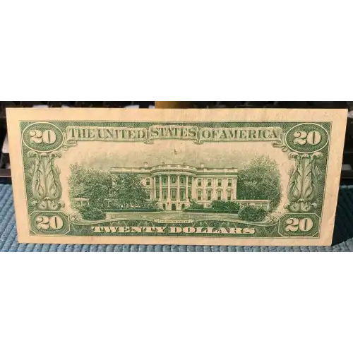 $20 1950 blue-Green seal. Small Size $20 Federal Reserve Notes 2059-L (3)