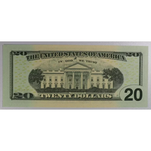 $20 2004 blue-Green seal. Small Size $20 Federal Reserve Notes 2090-J*